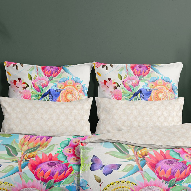 Dekbed Discounter Dekbedovertrek Katoen-Satijn - Chess