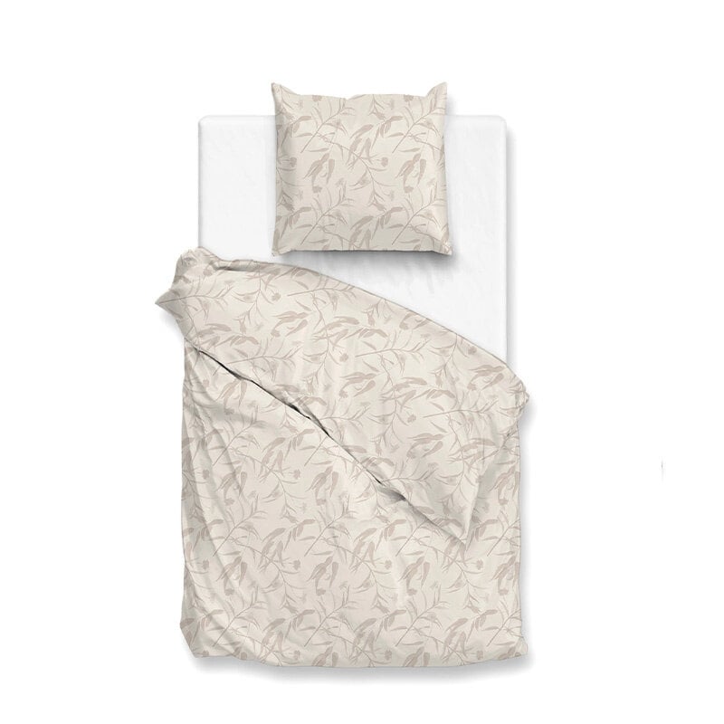 Dekbed Discounter Dekbedovertrek Katoen-Satijn - Flori Di Satinado - Off White