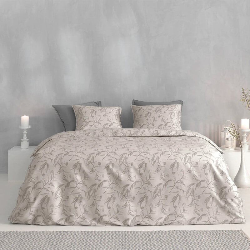 Dekbed Discounter Dekbedovertrek Katoen-Satijn - Flori Di Satinado - Off White