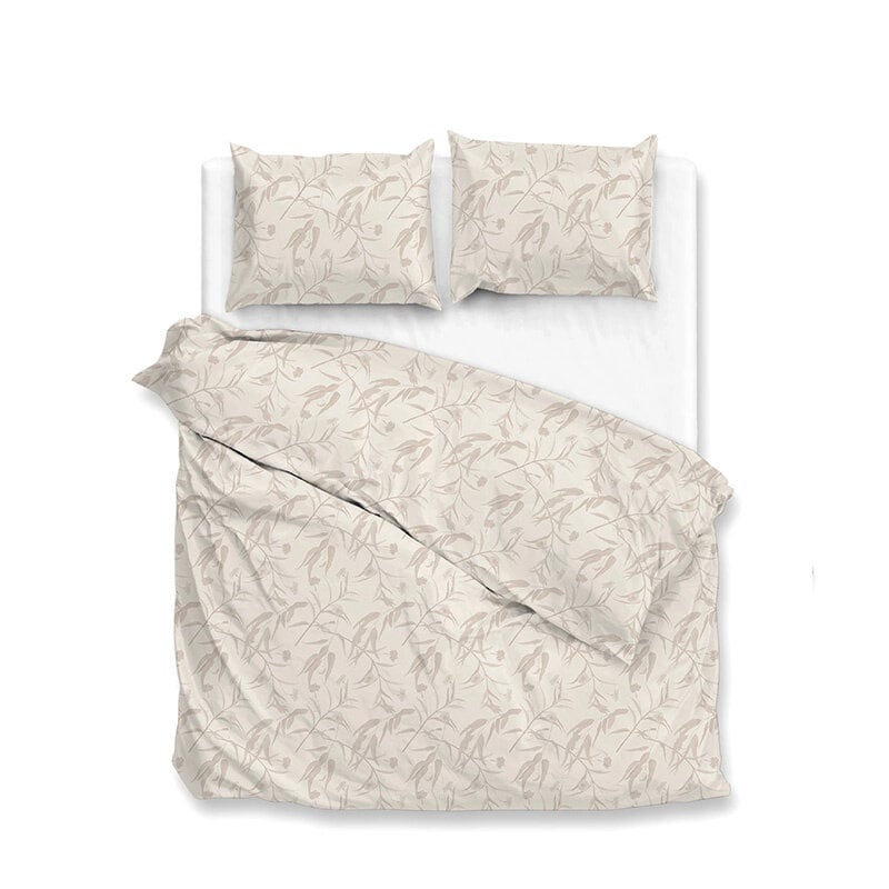 dekbed discounter Dekbedovertrek Katoen-Satijn - Flori di Satinado - Off White