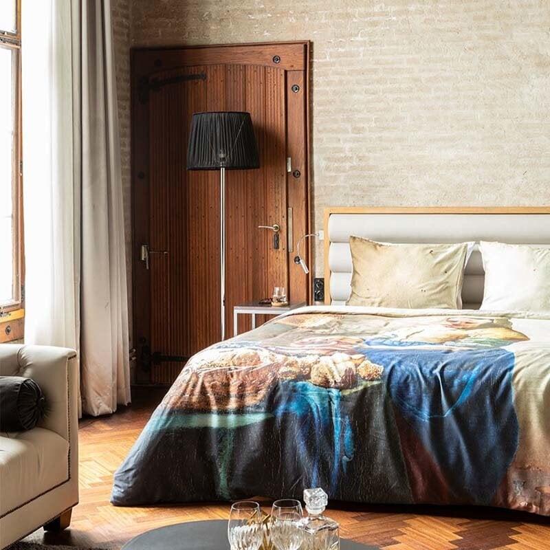 Dekbed Discounter Dekbedovertrek Katoen-Satijn - Het Melkmeisje - Art Collectie
