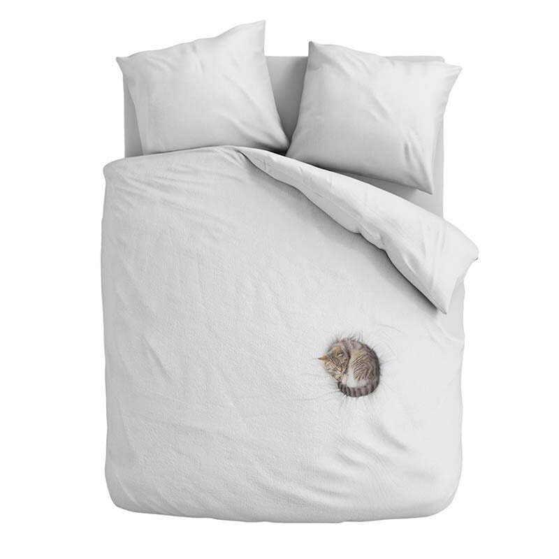Dekbed Discounter Dekbedovertrek Katoen-Satijn - Mr. Whiskers