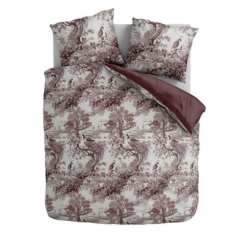 dekbed discounter Dekbedovertrek Katoen-Satijn - Reverie Burgundy