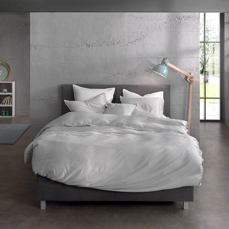 Dekbed Discounter Dekbedovertrek Katoen-Satijn - Satinado - Ash Grey