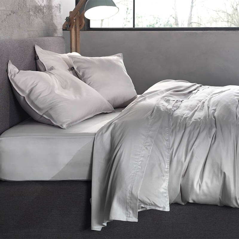 Dekbed Discounter Dekbedovertrek Katoen-Satijn - Satinado - Ash Grey