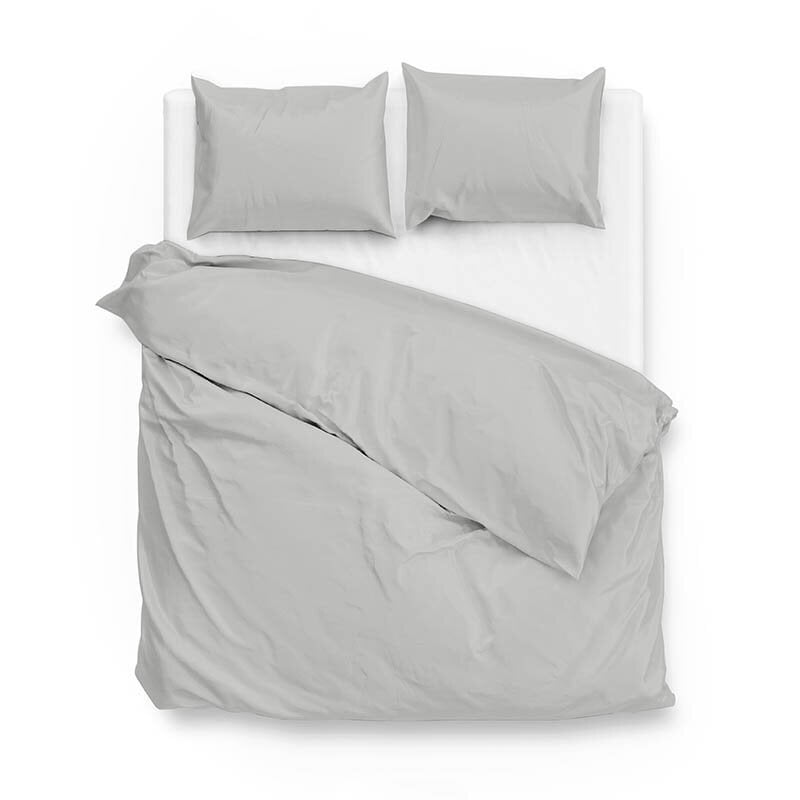 dekbed discounter Dekbedovertrek Katoen-Satijn - Satinado - Ash Grey