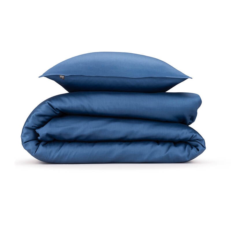 Dekbed Discounter Dekbedovertrek Katoen-Satijn - Satinado - Evening Blue