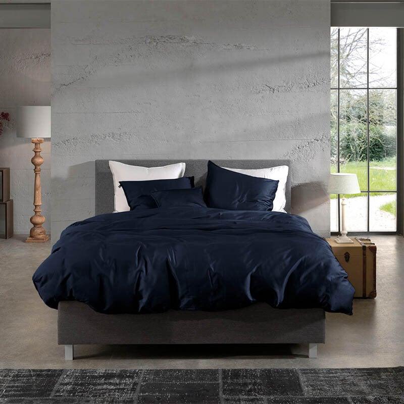Dekbed Discounter Dekbedovertrek Katoen-Satijn - Satinado - Navy Blue