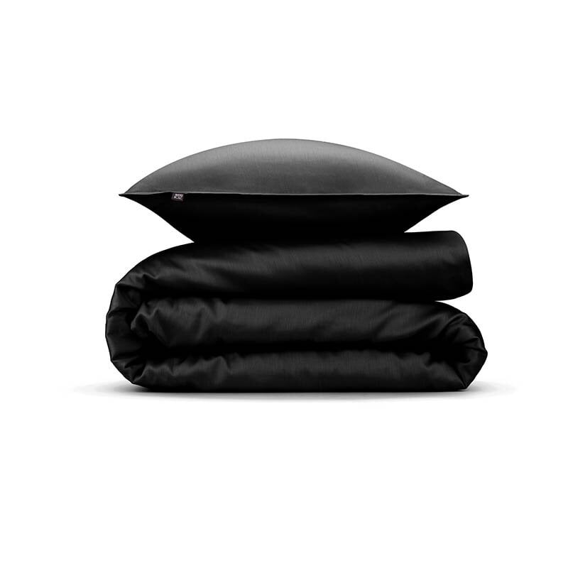 Dekbed Discounter Dekbedovertrek Katoen-Satijn - Satinado - Night Black