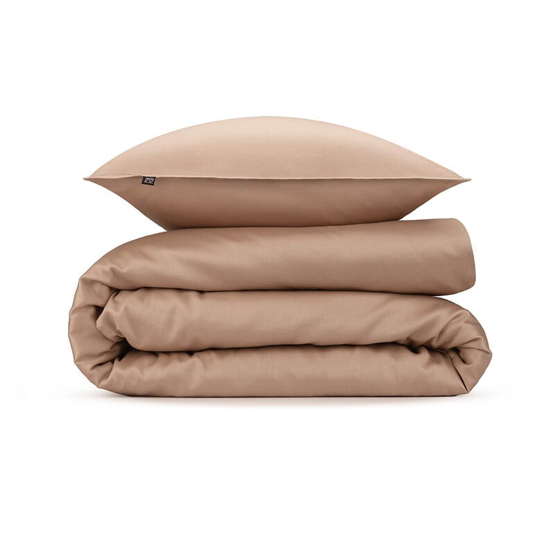 Dekbed Discounter Dekbedovertrek Katoen-Satijn - Satinado - Praline Brown