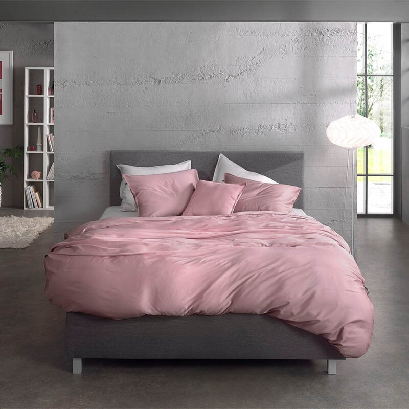 Dekbed Discounter Dekbedovertrek Katoen-Satijn - Satinado - Shady Pink