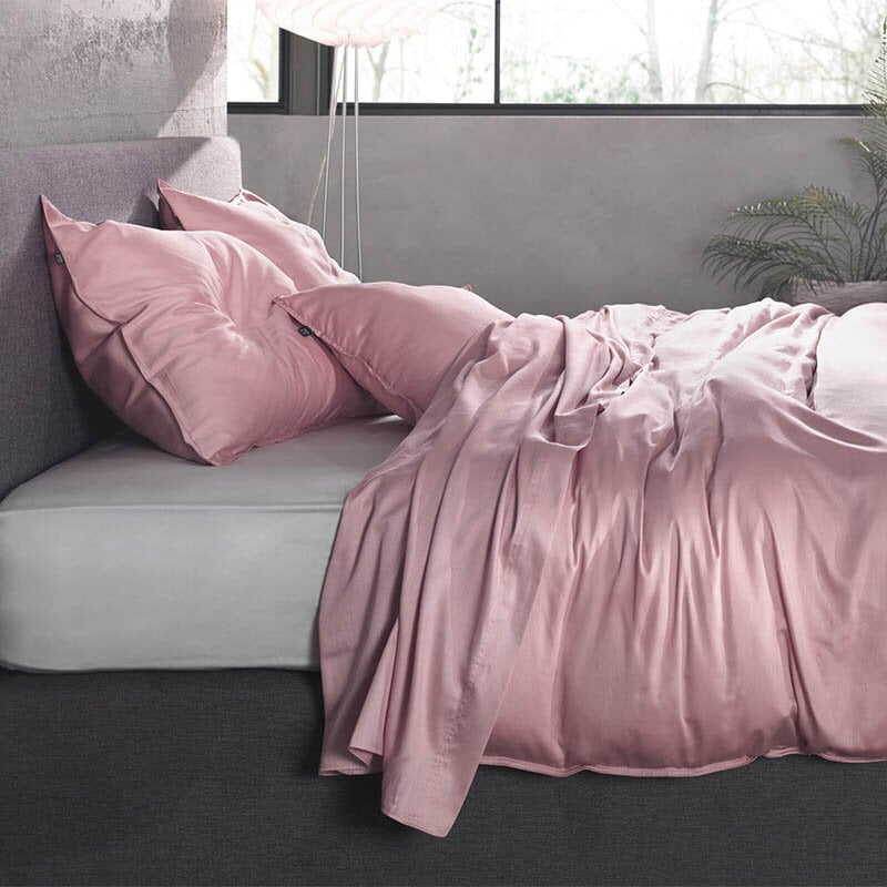 Dekbed Discounter Dekbedovertrek Katoen-Satijn - Satinado - Shady Pink