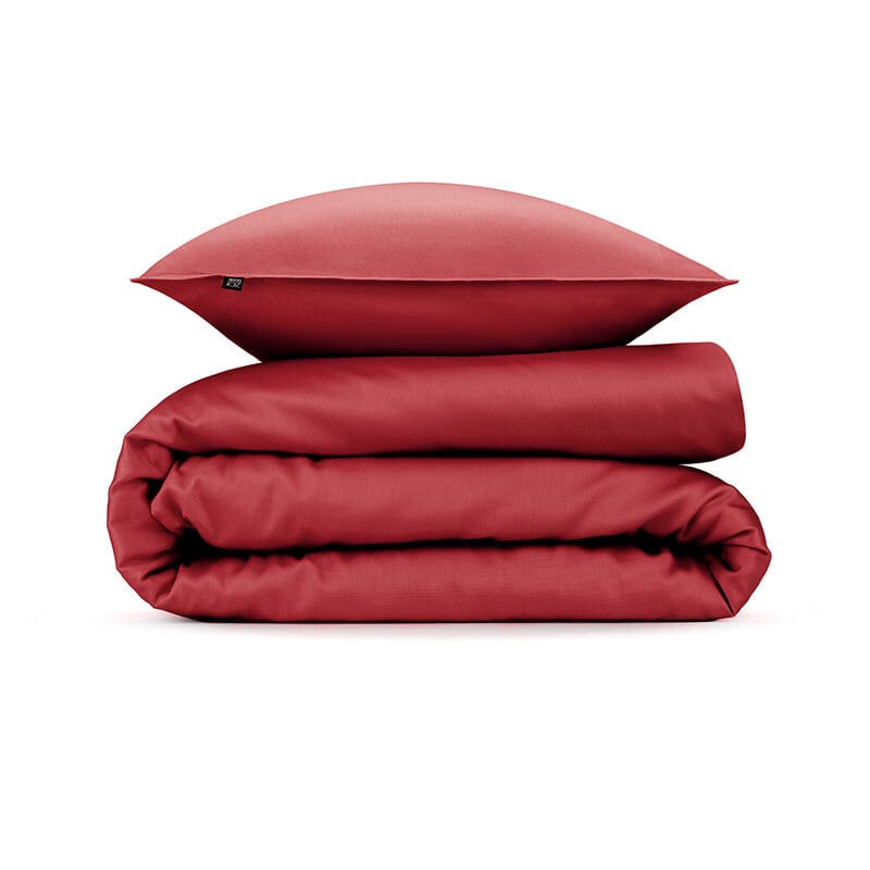 Dekbed Discounter Dekbedovertrek Katoen-Satijn - Satinado - Spicy Red