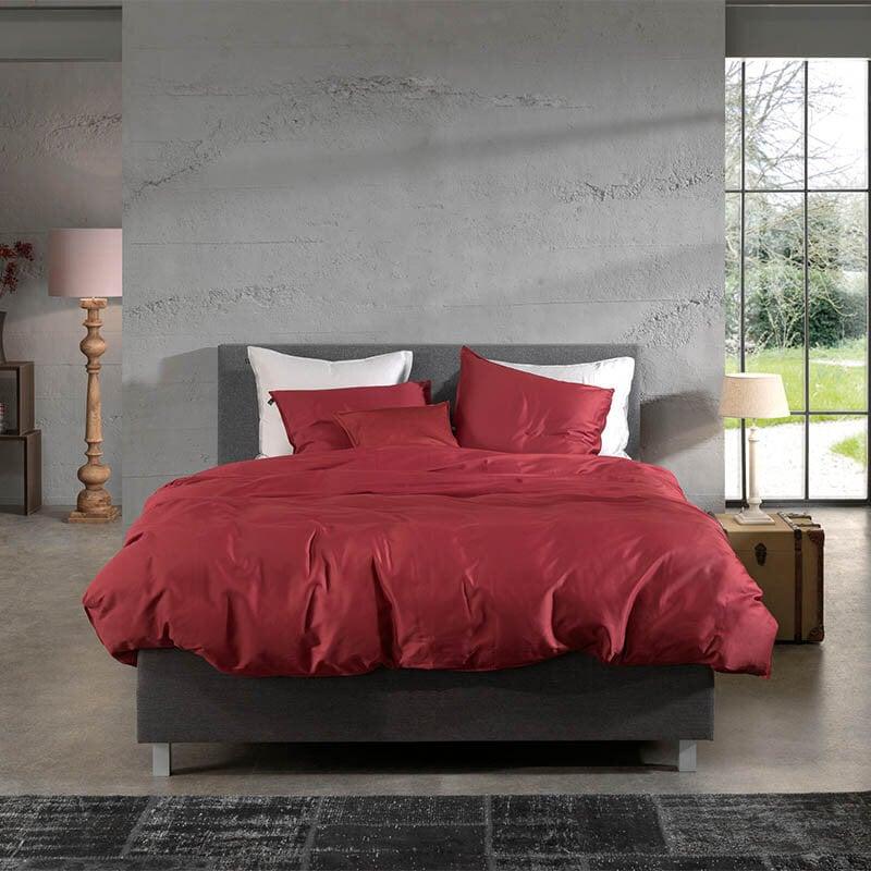 Dekbed Discounter Dekbedovertrek Katoen-Satijn - Satinado - Spicy Red