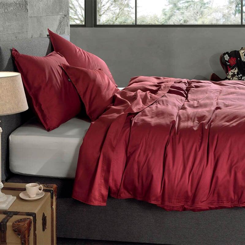 Dekbed Discounter Dekbedovertrek Katoen-Satijn - Satinado - Spicy Red