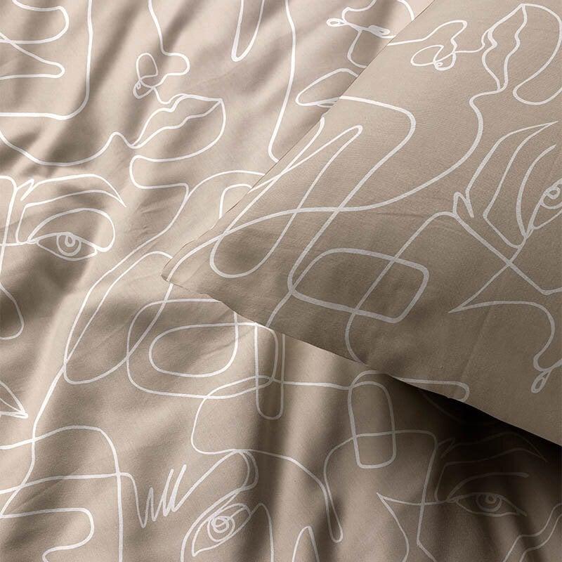 Dekbed Discounter Dekbedovertrek Katoen-Satijn - Simplicity