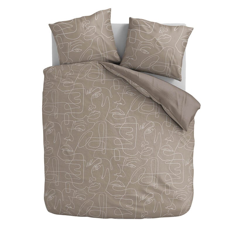 dekbed discounter Dekbedovertrek Katoen-Satijn - Simplicity