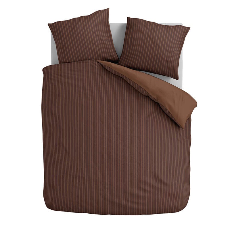 Dekbed Discounter Dekbedovertrek Katoen-Satijn - Terracotta