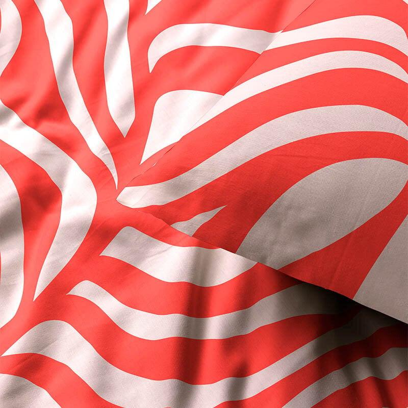 Dekbed Discounter Dekbedovertrek Katoen-Satijn - Vibrant Fern