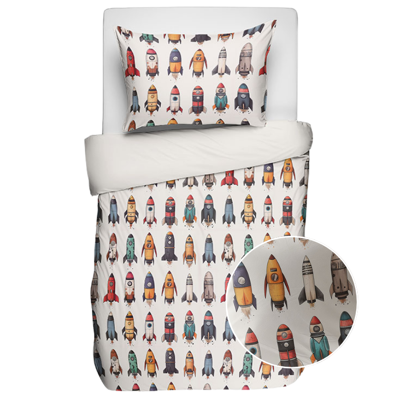 dekbed discounter Dekbedovertrek Katoen - To The Moon