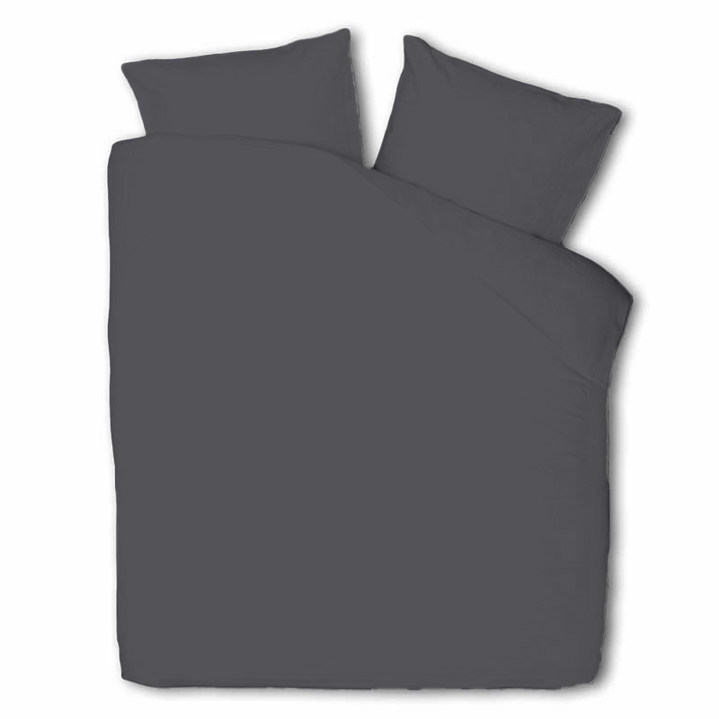 Dekbed Discounter Dekbedovertrek Katoen - Vintage Stone Washed - Antraciet
