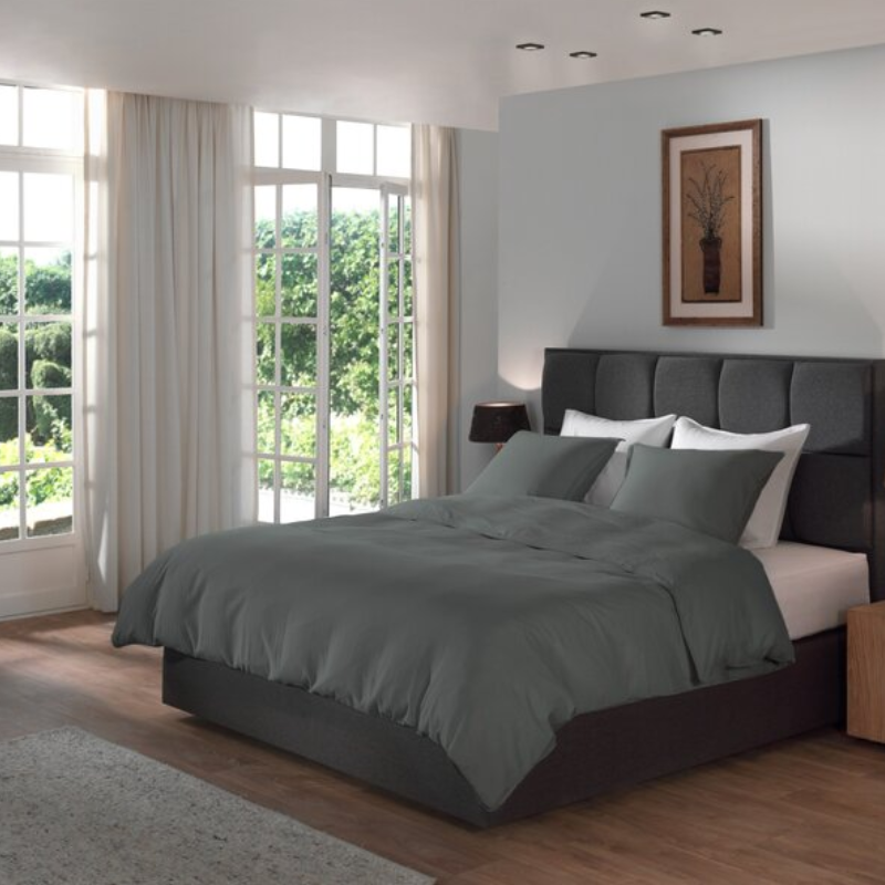 Dekbed Discounter Dekbedovertrek Linnen - Beluga Grey