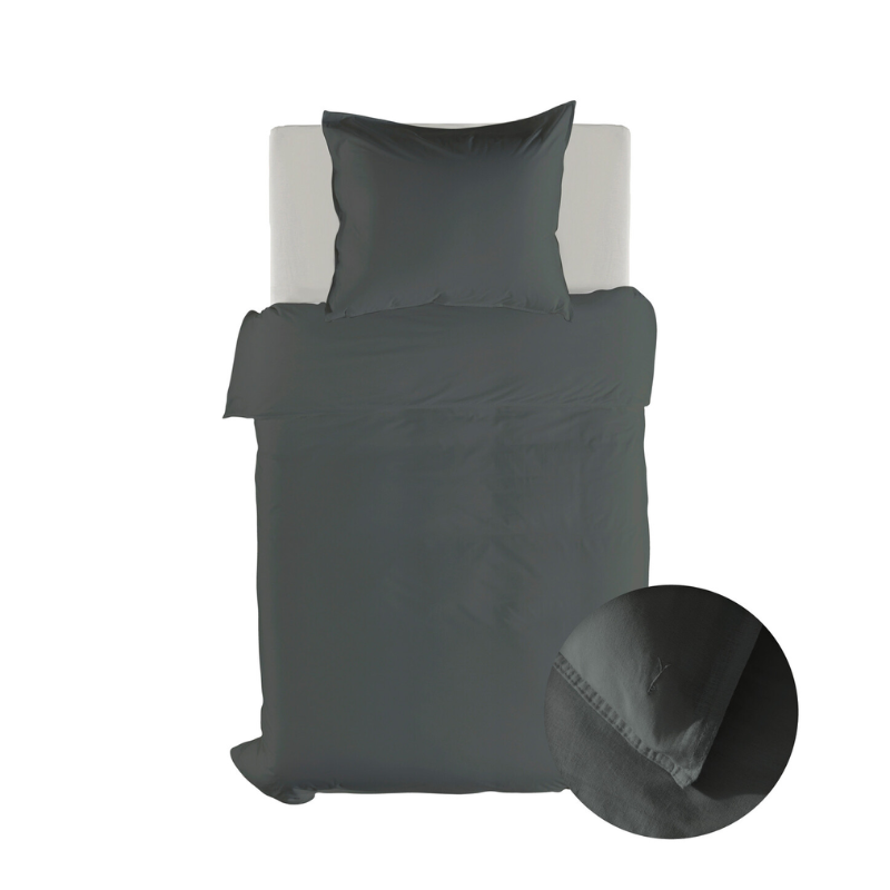 Dekbed Discounter Dekbedovertrek Linnen - Beluga Grey