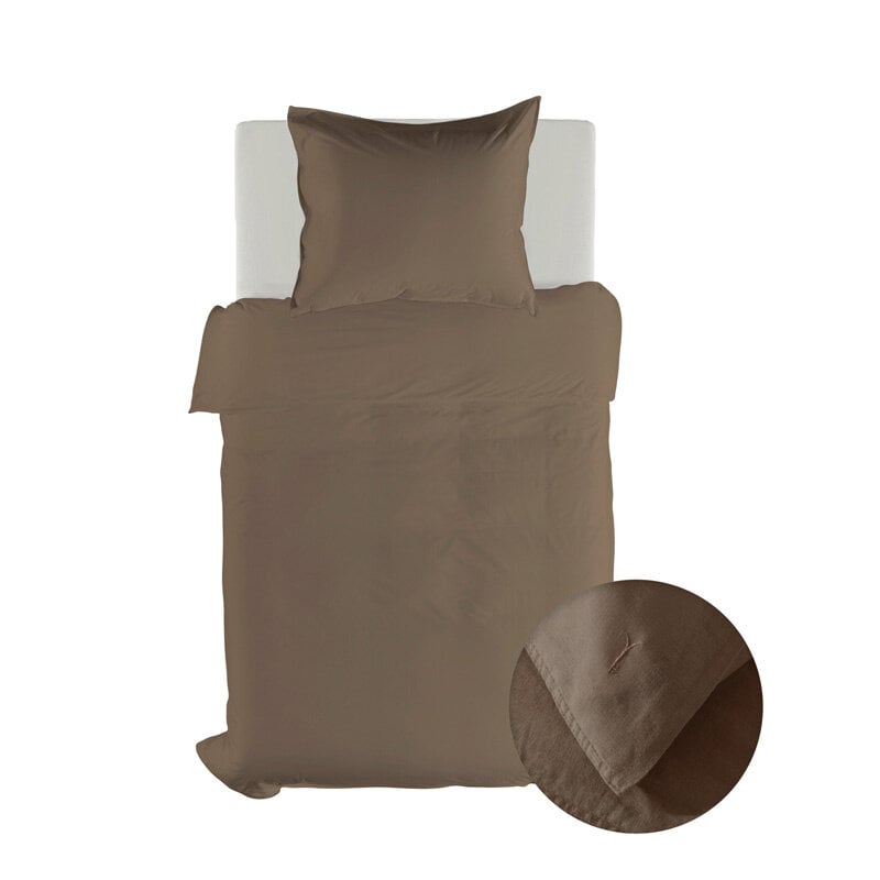 Dekbed Discounter Dekbedovertrek Linnen - Plaza Taupe