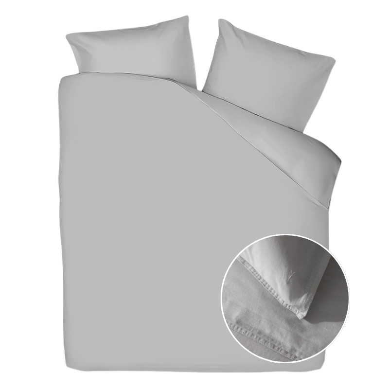 dekbed discounter Dekbedovertrek Linnen - Vaporous Grey