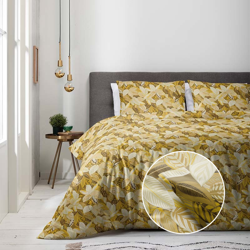 dekbed discounter Dekbedovertrek Luna - Autumn Leaves