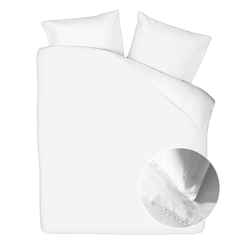 dekbed discounter Dekbedovertrek Lyocell - Blanc De Blanc