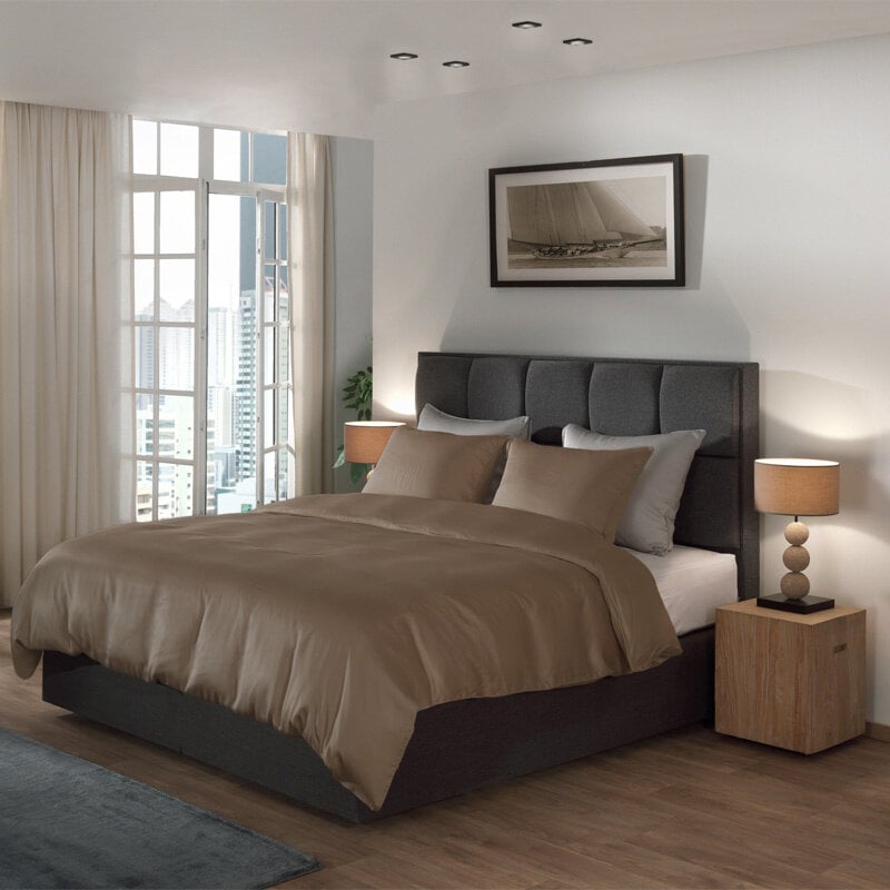 Dekbed Discounter Dekbedovertrek Lyocell - Plaza Taupe