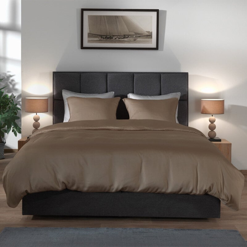 Dekbed Discounter Dekbedovertrek Lyocell - Plaza Taupe