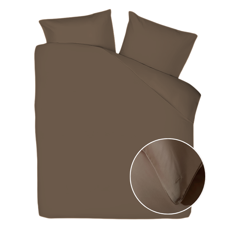 dekbed discounter Dekbedovertrek Lyocell - Plaza Taupe