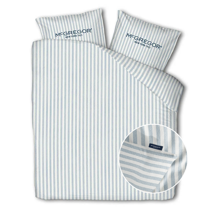 dekbed discounter Dekbedovertrek McGregor - 100% Katoen - Blauw