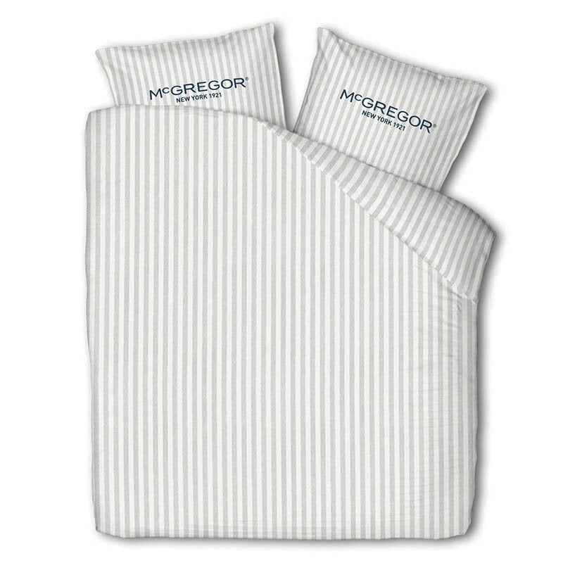 Dekbed Discounter Dekbedovertrek McGregor - 100% Katoen - Grijs