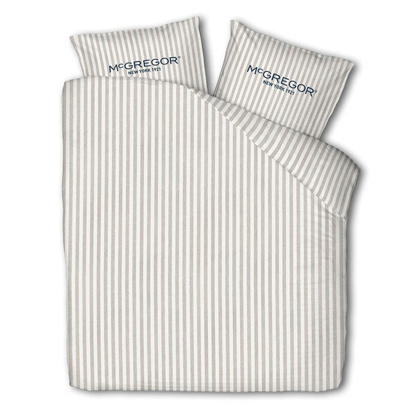 Dekbed Discounter Dekbedovertrek McGregor - 100% Katoen - Taupe