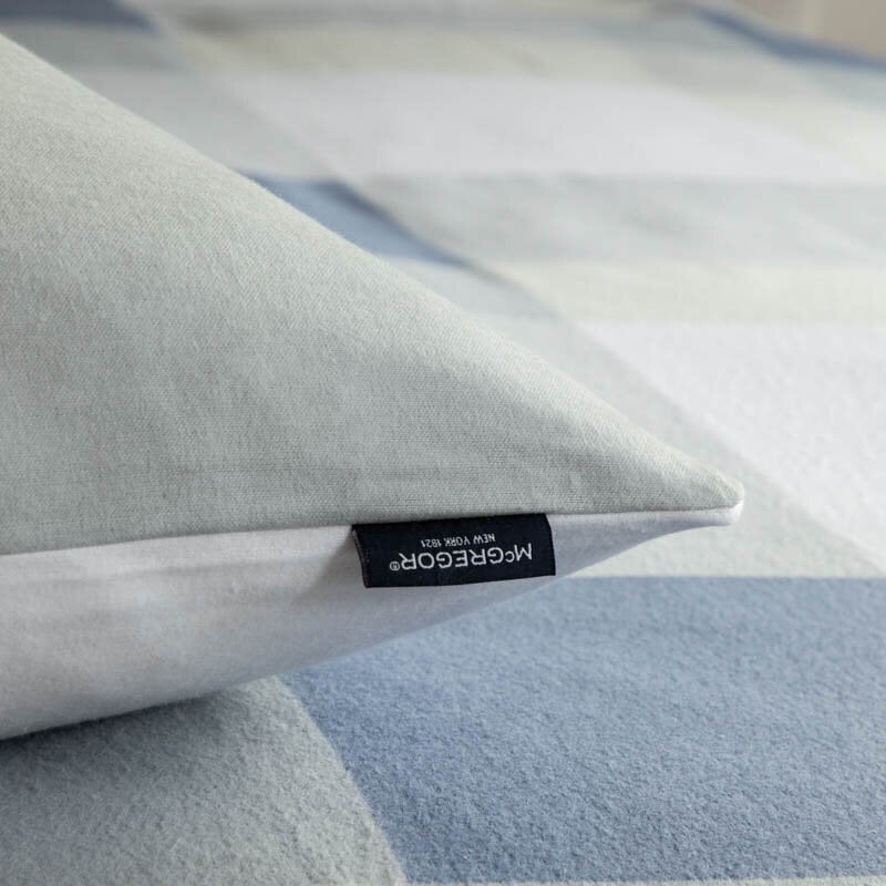 Dekbed Discounter Dekbedovertrek McGregor - Katoen-Flanel - Blue Check