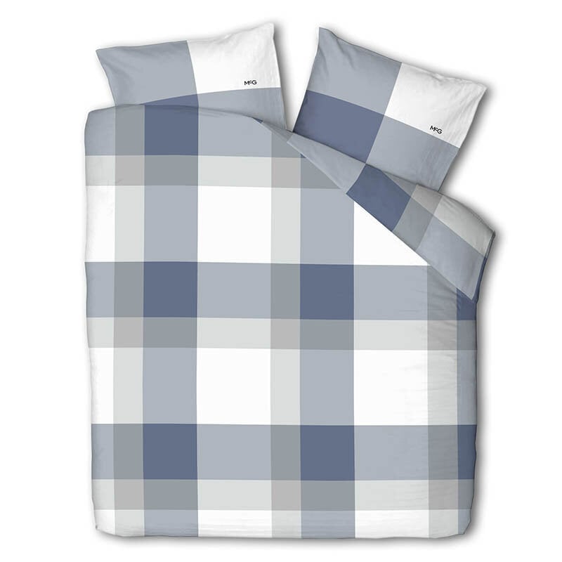dekbed discounter Dekbedovertrek McGregor - Katoen-Flanel - Blue Check