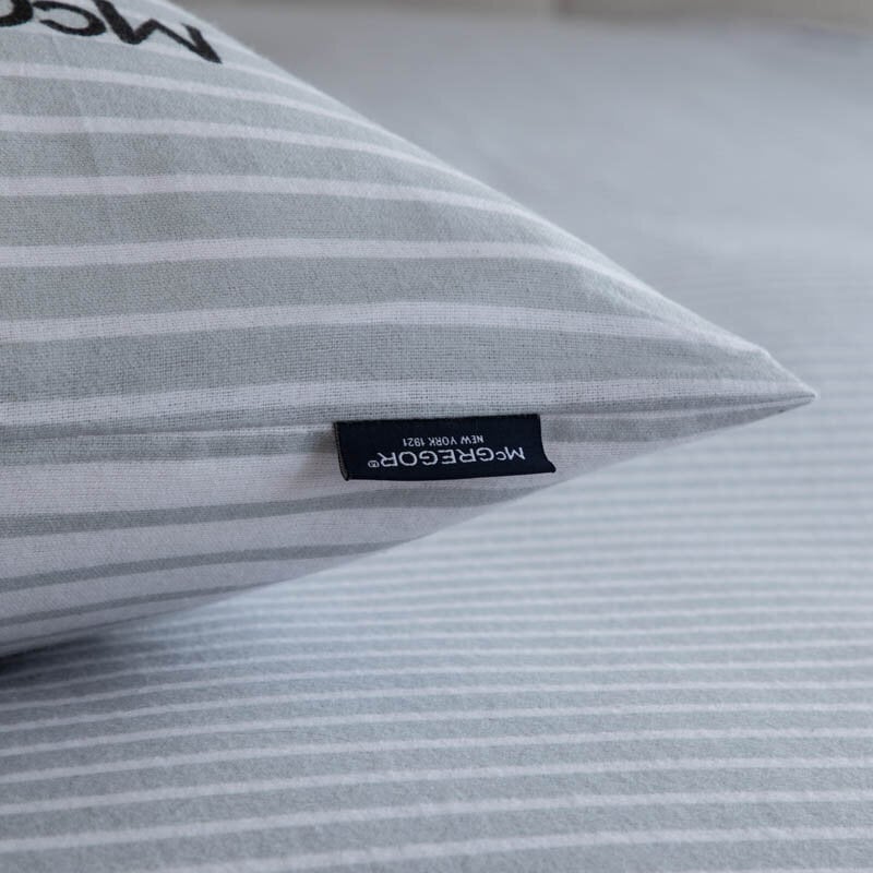 Dekbed Discounter Dekbedovertrek McGregor - Katoen-Flanel - Blue Stripes