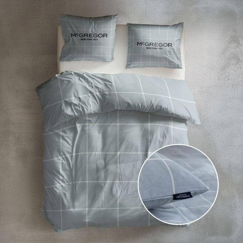 Dekbed Discounter Dekbedovertrek McGregor - Katoen-Flanel - Coastal Blues