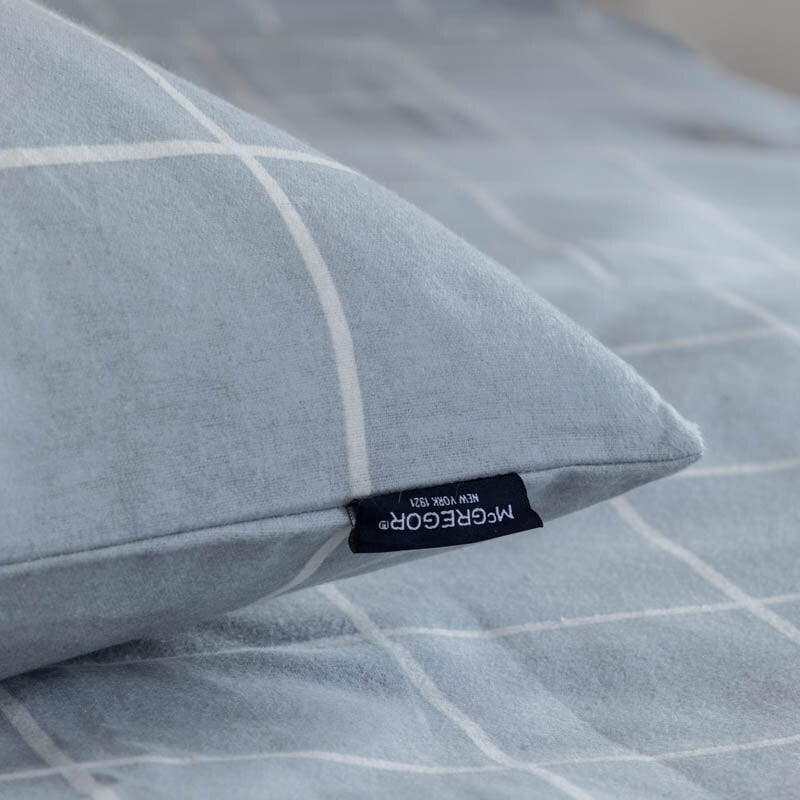Dekbed Discounter Dekbedovertrek McGregor - Katoen-Flanel - Coastal Blues