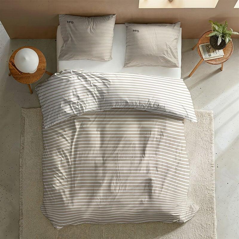 Dekbed Discounter Dekbedovertrek McGregor - Katoen-Flanel - Enchanting Beige