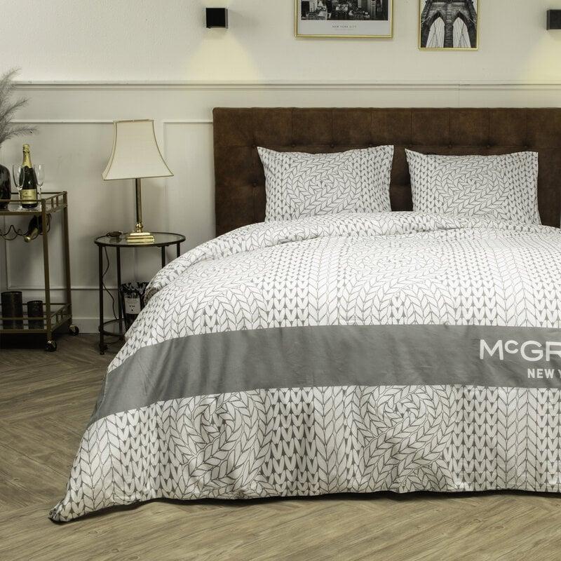 Dekbed Discounter Dekbedovertrek McGregor - Katoen - Roosevelt - Lichtgrijs
