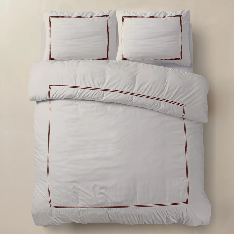 Dekbed Discounter Dekbedovertrek Percale-Katoen - Brata - Taupe/Brons