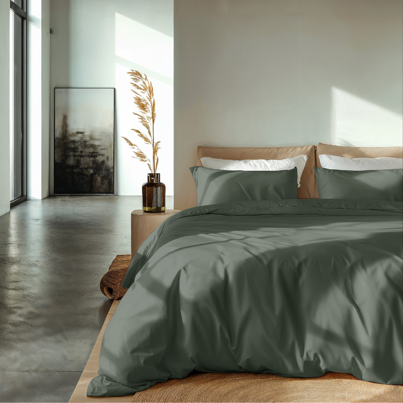 Dekbed Discounter Dekbedovertrek Percale-Katoen - Donkere Kleuren