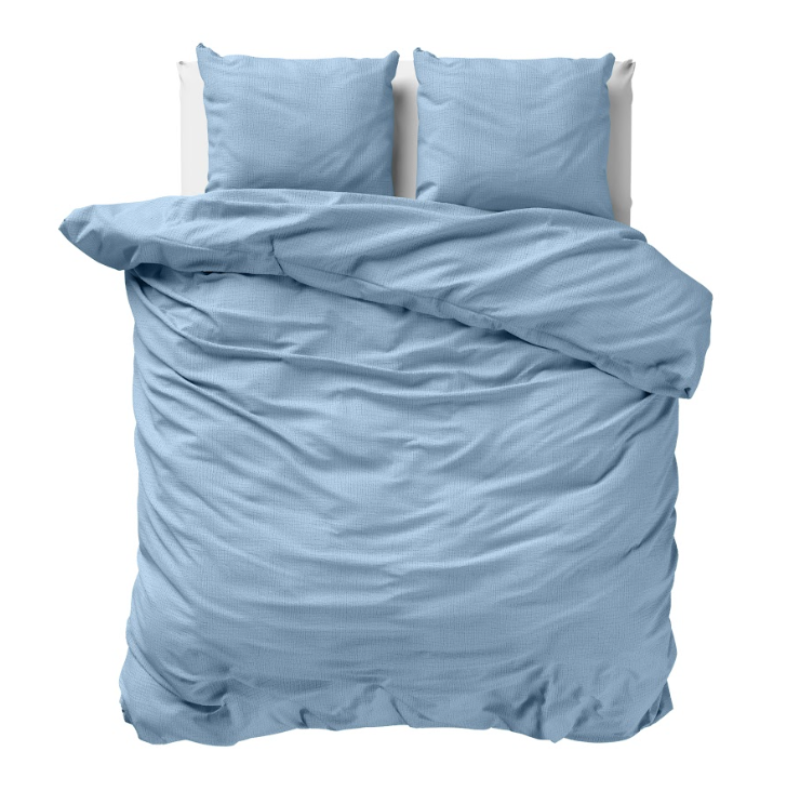 Dekbed Discounter Dekbedovertrek Percale-Katoen - Mousseline - Blauw