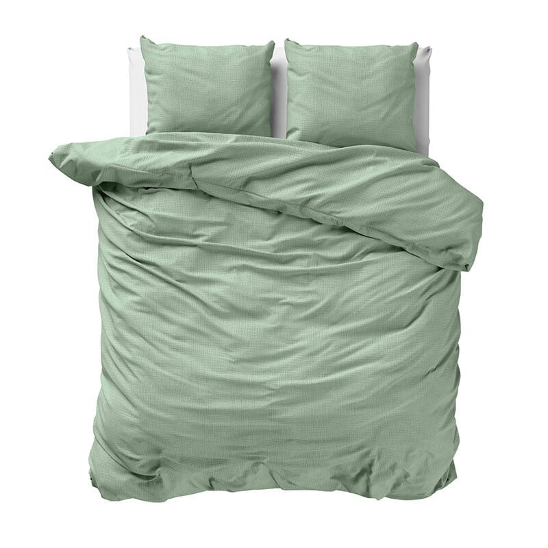 Dekbed Discounter Dekbedovertrek Percale-Katoen - Mousseline - Groen