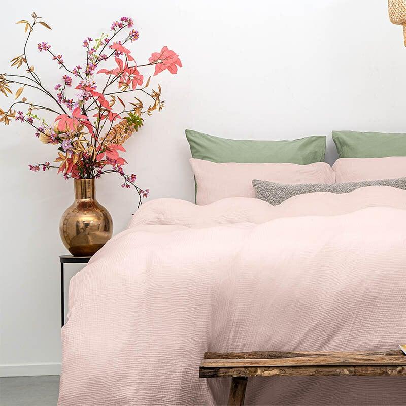 Dekbed Discounter Dekbedovertrek Percale-Katoen - Mousseline - Roze