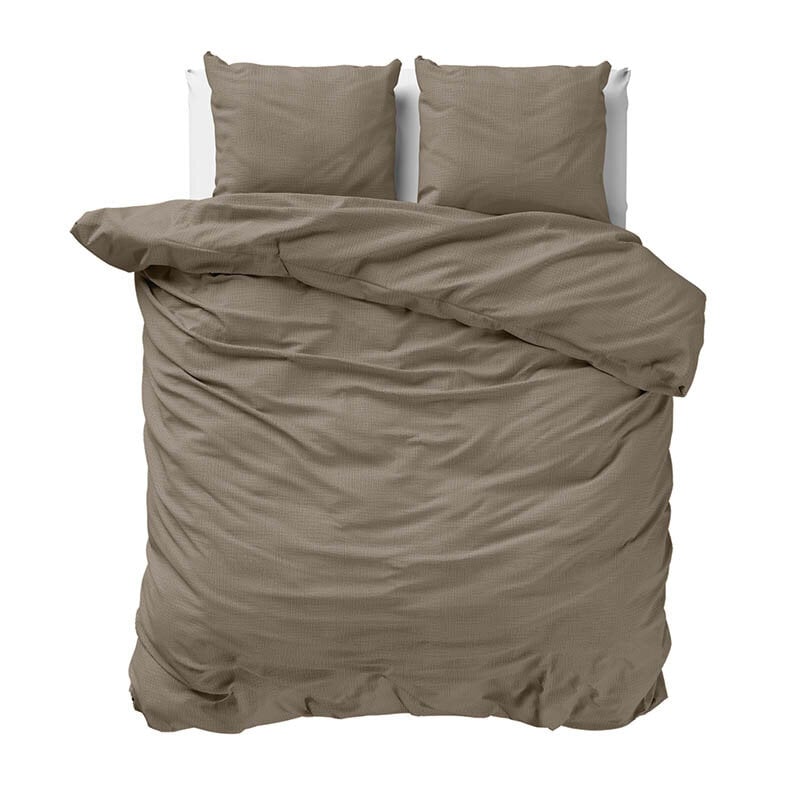 Dekbed Discounter Dekbedovertrek Percale-Katoen - Mousseline - Taupe